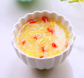 月子餐治疗食谱--枸杞醪糟蛋花汤